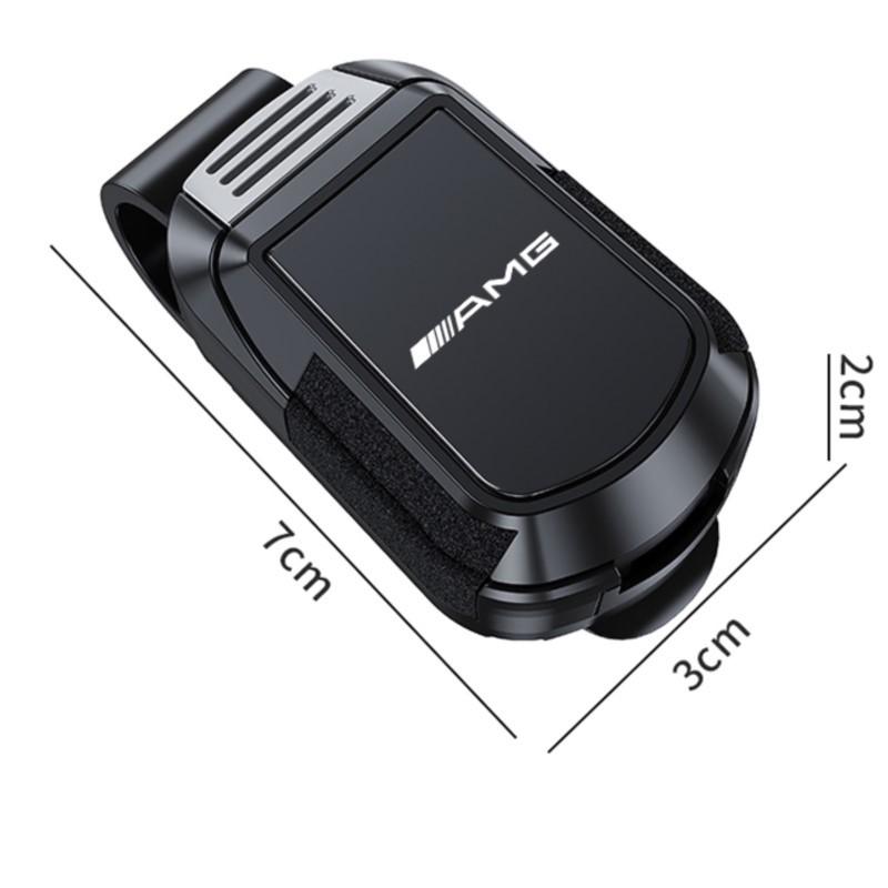 Clip de Óculos para Para-sol de Carro Suporte de Armazenamento de Óculos de Sol Para Mercedes Benz AMG A B C E G CLA W211 W203 W204 W210 W124 C300 C260 nfjl70