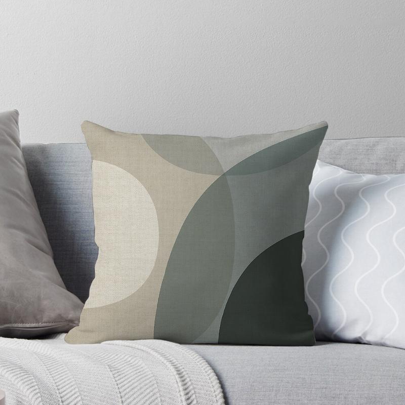 Decorative Home Pillow Case Cushion Covers 45*45 Nordic 40*40 40X40Cm 50X50Cm Irregular Color Block Living Room Boho Geometric