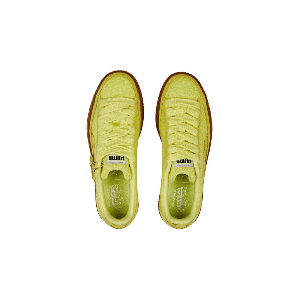 Puma SpongeBob SquarePants X Suede Jr SpongeBob Kids Sneakers Yellow Lucent-Yellow Citronelle 392113-01