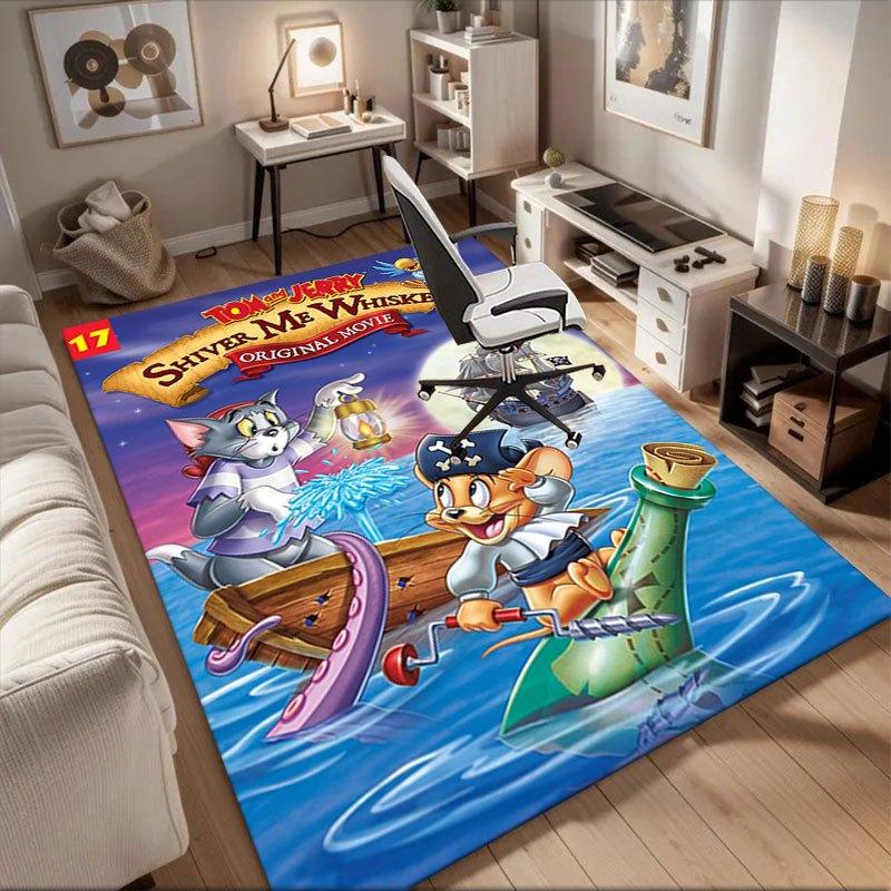 

Tom Jerry Shiver Me Whiskers Movie Poster PrintOffice Mat Home Decor Gift For Halloween & Christmas LD133 60cm by 90cm