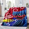 Huggy Wuggy Theme Printed Blanket - Perfect for Couch, Bed, Travel & Outdoor Use | Machine Washable, Cozy & Durable.