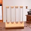 Mini Test Tube Coffee Bean Storage Set with Display Rack