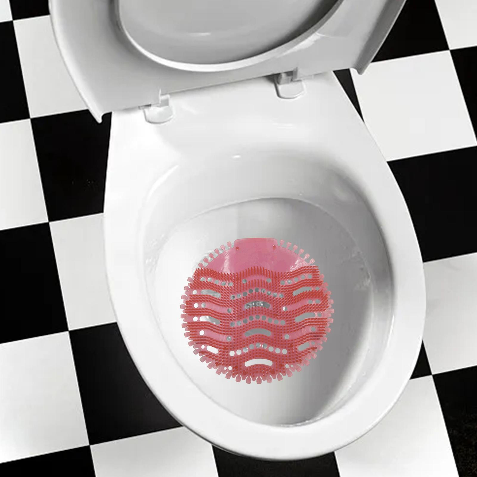 Urinal Screen Deodorizer Anti Splash Scented Odor Freshener Toilet Guard for School Public красный