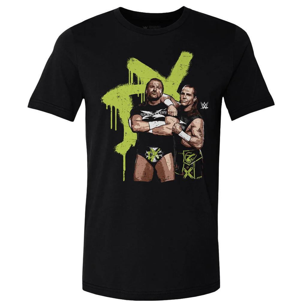 2024 Summer Men's Printed Wrestler D-Generation X T-shirt Children's Street  Top Oversized Tees O-Neck Short Sleeve Tees Tops