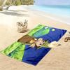 Snufkin Art Print Beach Towel, Large Soft Quick Dry Towel for Beach Camping Swimming