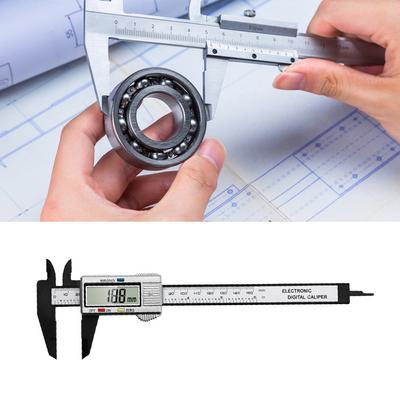0-150mm Caliber Measurement Ruler High-strength Plastics Digital Gauge Caliper 4 Measuring Functions Mm/inch Units Gauging Tools