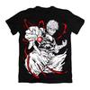 Jujutsu Kaisen Gojo Satoru Unisex Pure Cotton T-shirt 2026 Summer Hot Anime Print Round Neck Loose Family Short Sleeved Top