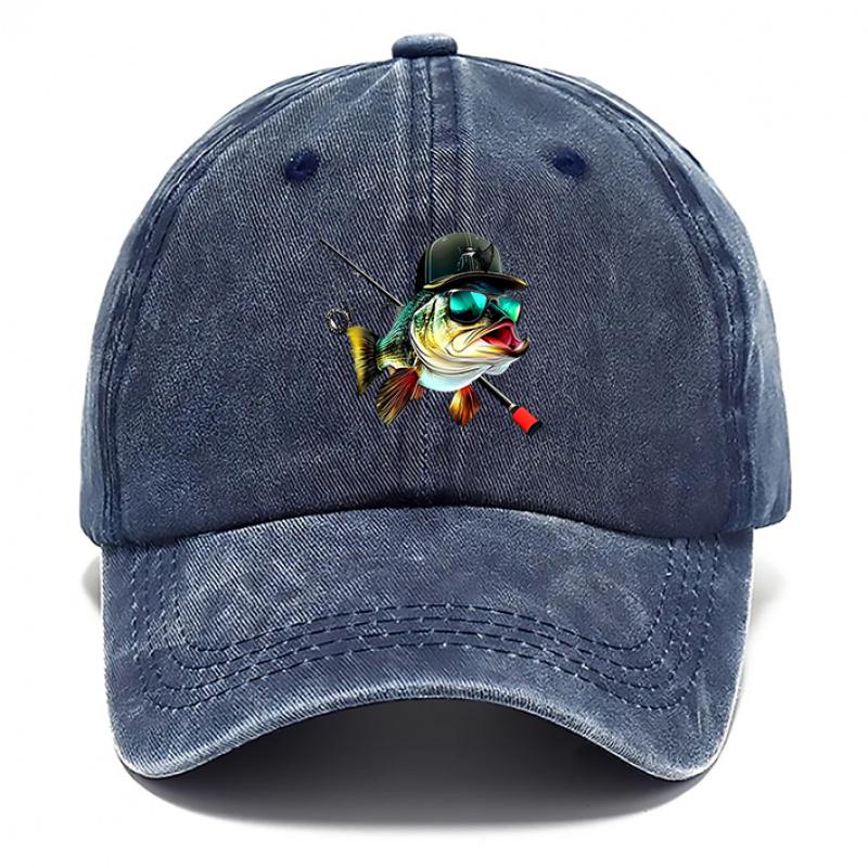 pc Cartoon Fish Style Printed Baseball Hat Hats for Men Hat for Women Breathable Baseball Caps Outdoor Hat Adjustable DAD