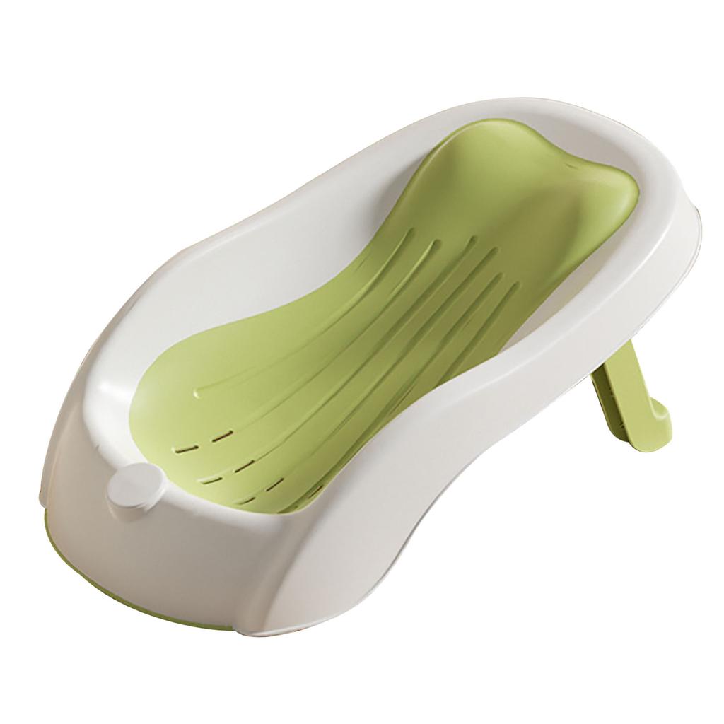 Baby Bath Support Non Slip Angle PP TPE Newborn Bathtub Seat for Home Travel