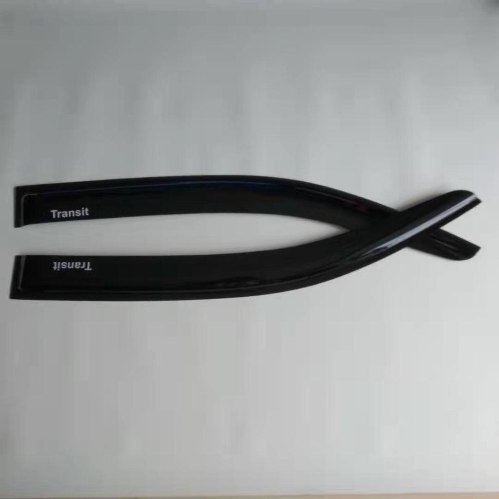 Ford Transit Acrylic Rain Guard Visor: Car Window Deflector & Shield Modification.