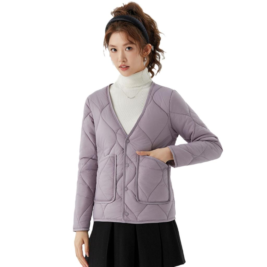 Winter Coat Cotton Jacket Women's Short Section Lightweight and Large Cotton Jacket Home Liner Can Be Worn Outside The Cotton Jacket Female 2508