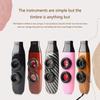 ABS Double Membranes Kazoo Portable Double Hole Kazoo Accompaniment Musical Instrument Gift for Child and Adult