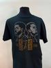 R&B Tour Gold Rhinestone Graphic T-Shirt