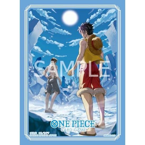 BANDAI ONE PIECE Card Game Official Sleeves 15 (Assorted 4 Types)