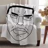 Blanket Throw Super C-Chudjak Cosy Plush Funny Living Room Sofa Couch Childish Birthday P-Poljak Gifts