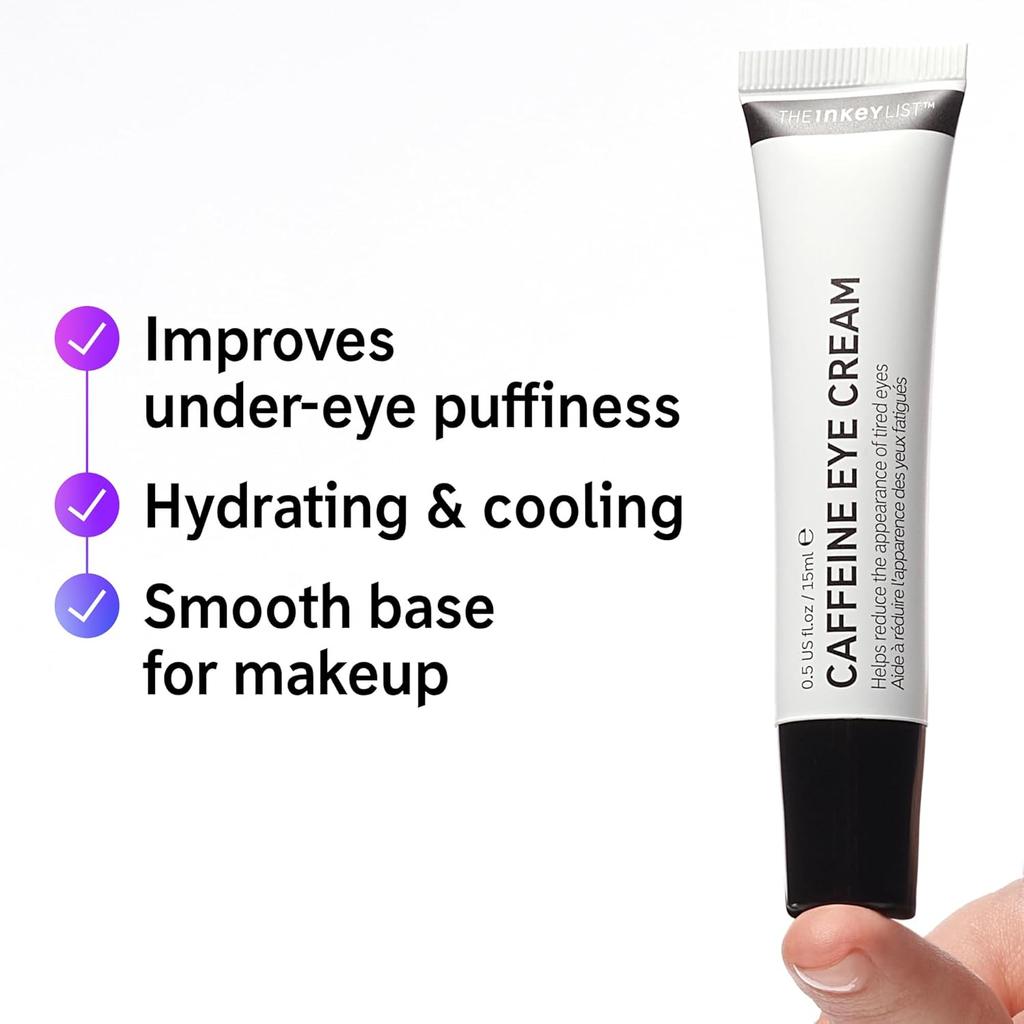 Eye Eye Cream, Inkey List, Caffeine, Reduces Fine Lines, 15Ml