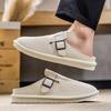 Men’s Sports Shoes Summer Backless Mules Casual Slippers Shoes Plus Size Sneakers for Students Sandals Over Sized 39-47