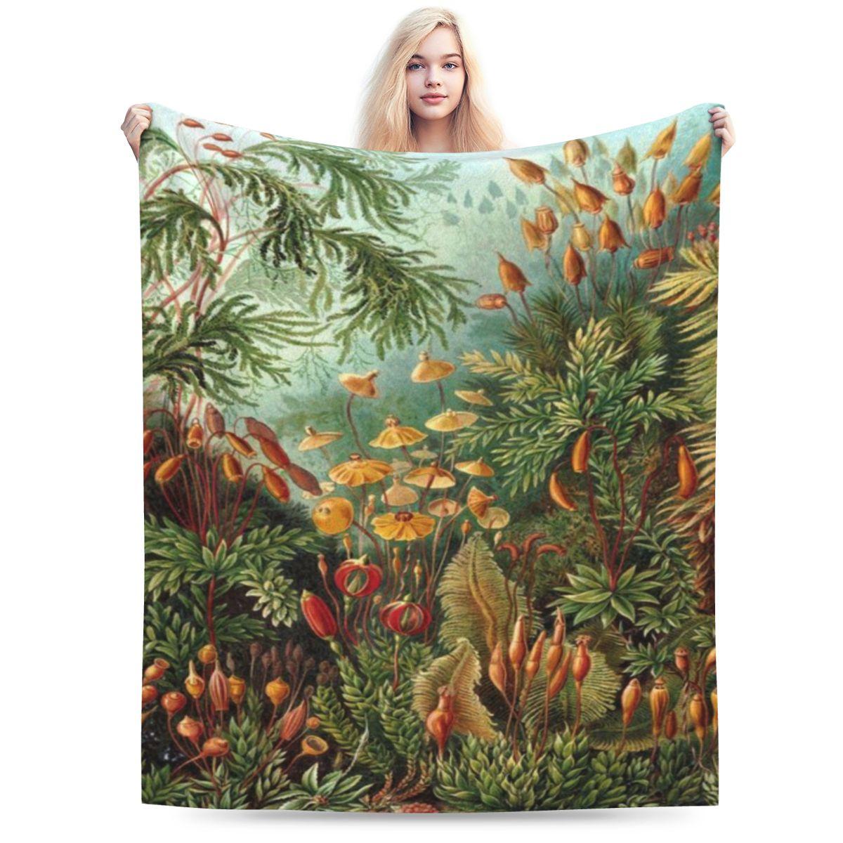 

Vintage Plants Decorative Nature Painting Illustration Artwork Custom Warm Decorate Home An UltraSoft Micro Fleece Blanket 75x100cm 30x40in