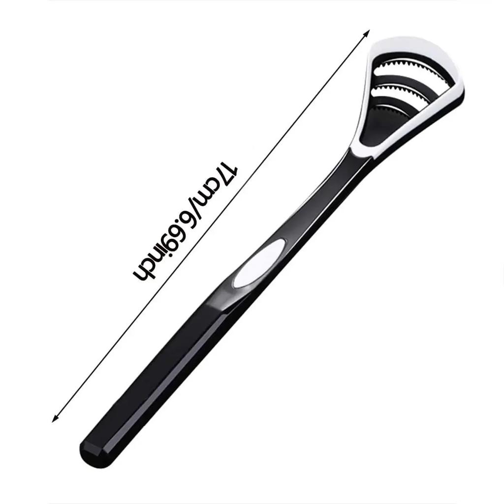 1Pc Tongue Scraper Cleaner For Bad Breath Remove White Tongue Coating Oral Care Stainless Steel