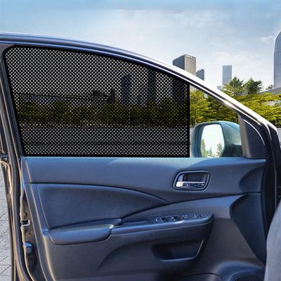 42x38cm 4 Stück Auto Sonnenblende Aufkleber PVC Sonnenschutz Seitenfenster Sonnenblende Seitenfensterschutz DIY Autoaufkleber Auto Exterieur