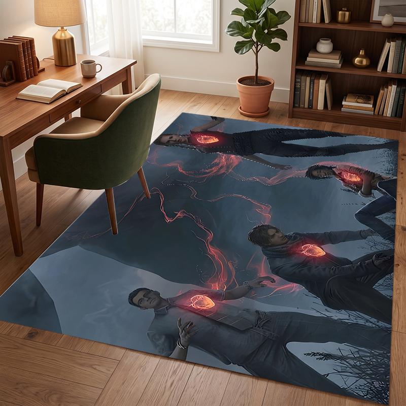 Dead By Daylight (1) Office Rug Elegant Floor Rug for Office Living Room Bedroom and Indoor Home Spaces