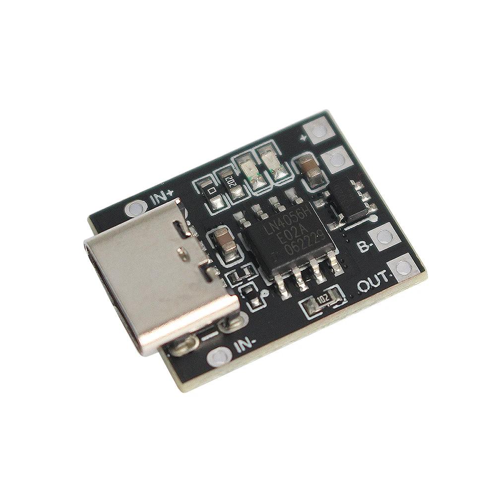 Type-C USB Charger Module 4.2V 4.35V 5V 1A 18650 Lithium Battery Charging Protection Board Module