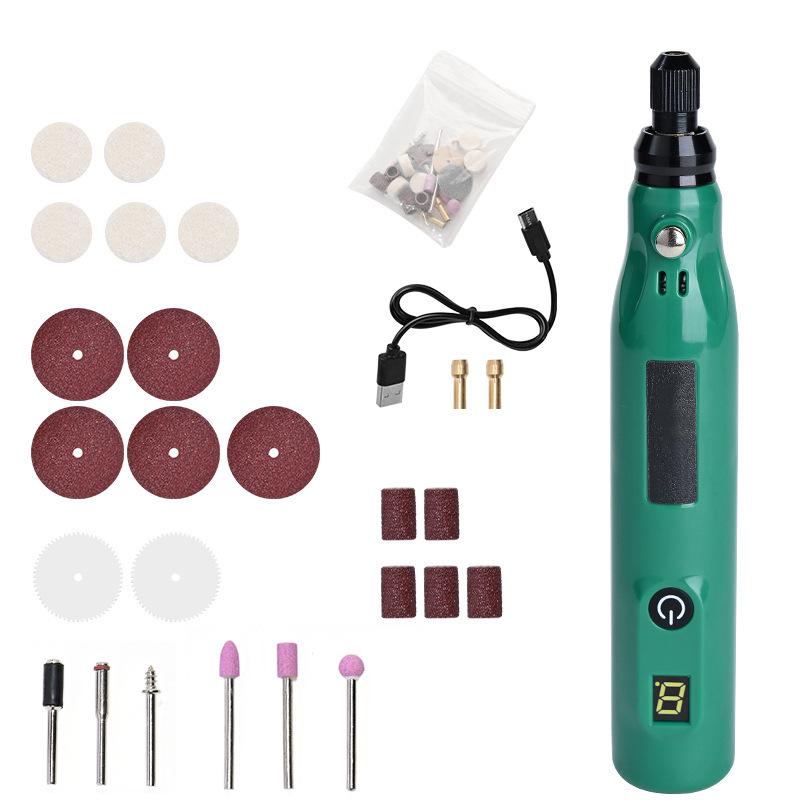 Multifunctional Handheld Electric Grinder and Drill for Jade and Wood Carving