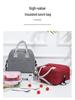 Top-Selling Large Insulated Lunch Bag with Cationic Design and Aluminum Foil Lining