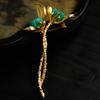 Elegant Lotus Rhythm Chinese Brooch: Handmade Lotus Design, High-End Corsage, Simple Gift