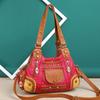 Damen 2025 Retro Handtasche mit großem Fassungsvermögen - Vielseitige einfache PU Schulter-Umhängetasche