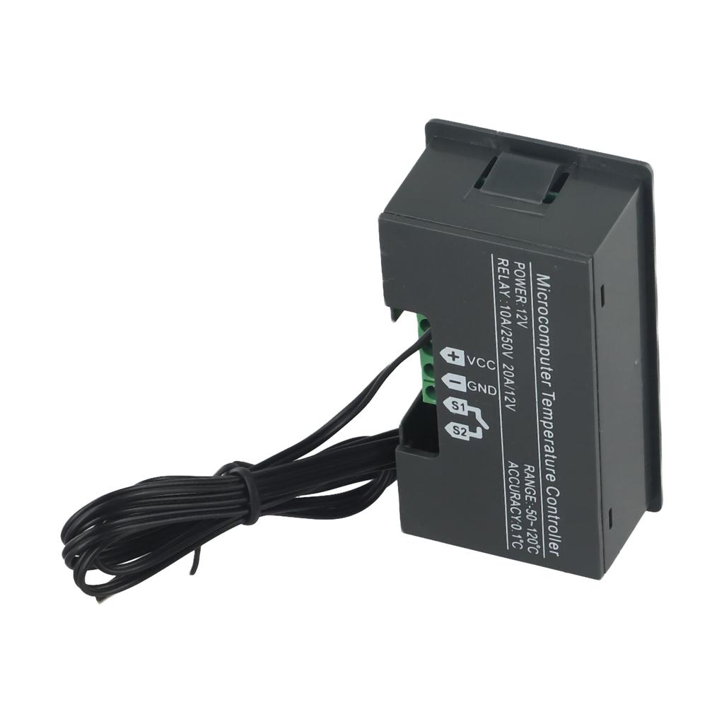 Reliable Temperature Controller Thermostat Meter with Temp Sensor Switch Regulator Cooling/Heating Mode 20A Relay