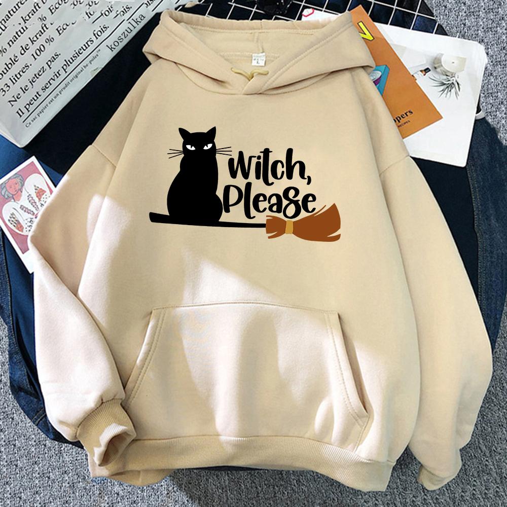 Funny Cat Halloween Hoodie Fashion Women Aesthetic Vintage Ramen Flower Pumpkin Hoodies Unisex Christmas Pullovers Sweatshirts
