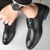 Business-Lederschuhe für Herren Herbst Luxus Bequeme Flats Slipper Schwarz Büro Karriere Freizeitschuh Rutschfest Zapatos Hombre