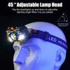 800mAh Adjustable LED Flashlight Headlamp Rechargeable Super Bright Head Torch Camping Fishing Cycling Hiking Motion Sensor Headlights