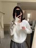 Women's 100% Wool Hooded Sweater - Soft, Fluffy, Casual, Loose Fit, Solid Color Pullover