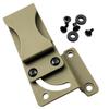 Gürtelclip für Kydex-Scheideholster K-Scheide Taillenclip Zubehör Scheide Rückenclip Gürtelclip mit Schrauben für Werkzeug