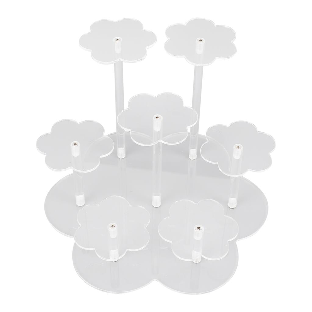 Acryl Aufsteller Figuren Parfüm Organizer Aufbewahrungserhöhungen Cupcake Dessert Theke Desktop