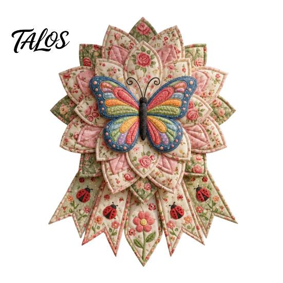 Dekorative Kranzherstellungszubehör 12-Monats DIY Türhänger Nähset, Stoff Patchwork Muster und Eingangsbereich Wandbehang Ornamente Saisonal