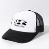 Maybe Later Panda Graphic Trucker Hat Breathable Mesh Baseball Cap Casual Outdoor Adjustable Headwear