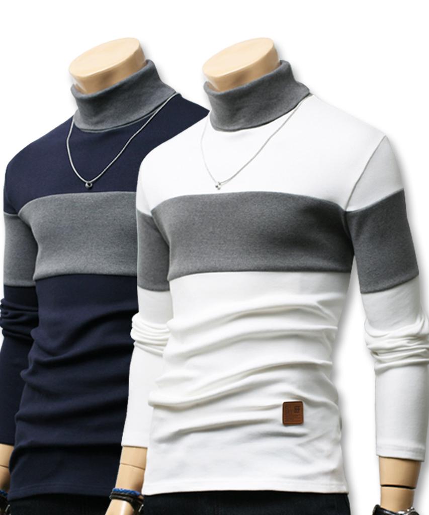 BLUEFORCE Esubi Fleece-Lined Turtleneck T-Shirt