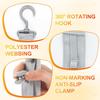 Xiaomi Over The Door Hat Rack - 8 Rotatable Clips Cap Organizer, Foldable Hanging Storage Hat Holds, Space-Saving for Closet, Door