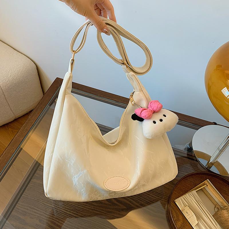 Large-Capacity Bag Women'S High-Value Niche Summer Versatile Shoulder Messenger Bag Women'S Dumpling Bag
