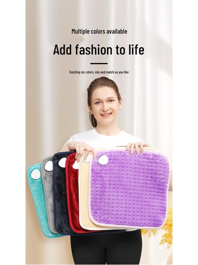 Multifunctional Electric Heating Cushion: Home, Office, Hand, Foot, Hip Warmer, Non-Slip Floor Mat