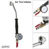 1Pcs Tire Maintenance Air Tire Inflator 220PSI 30cm Tire Maintenance Tool Valved Compressor Tire Pressure Gauge
