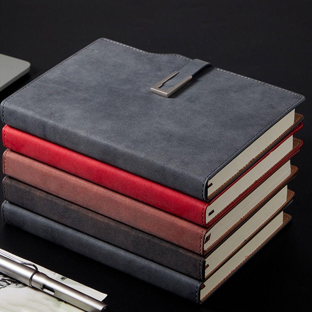 with Card Holder A5 Notebook Retro Meeting Minutes Book 100 Sheets Memo Book  Students