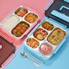 Sanjiaolong 304 Stainless Steel Insulated Divided Lunch Box