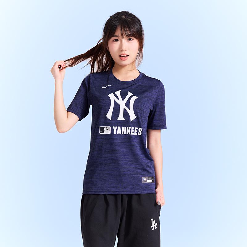 Nike MLB Collaboration T-Shirt Comfortable Classic Versatile Short Sleeve New York Yankees Baseball Team Kids Tops 3Z3B7NMGW-NYY