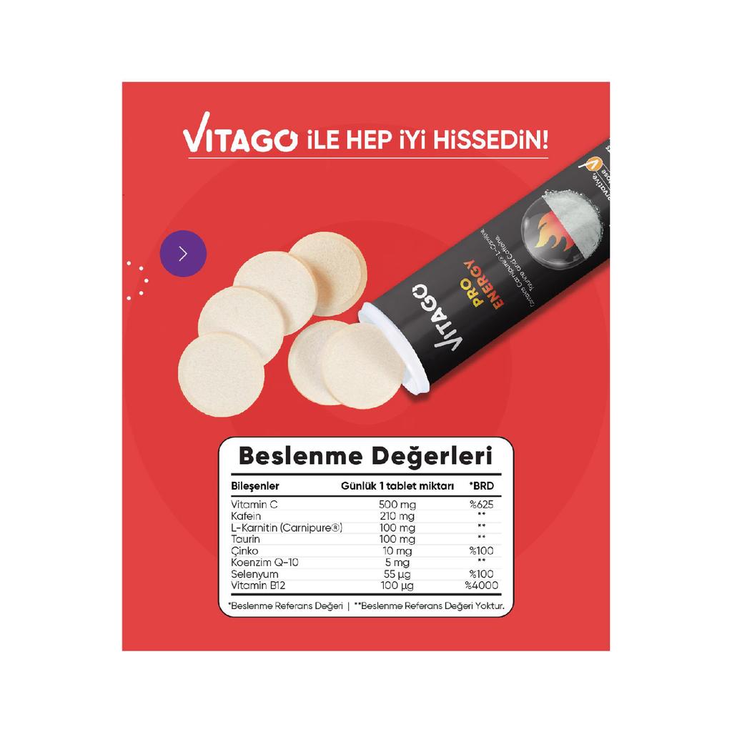 10 Brausetabletten mit energiereichem L-Carnitin, Taurin und Koffein