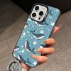 Whale P-Pattern  Phone Case For iPhone 17,16,15,14,13,12,11 Plus,Pro Max,XS,Colorful Silver Phone case Funda Cover