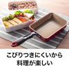 Evercook Tamagoyaki 13 x 18 compatible with all heat sources Doshisha cm, (IH compatible), red,